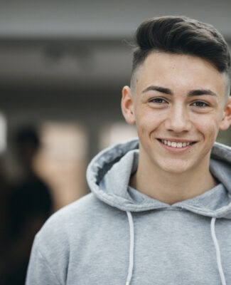 Headshot of a Teenage Boy